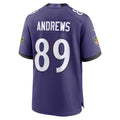 Kooe B.Ravens #89 Mark Andrews Player Purple Home Game Stitched Jerseys