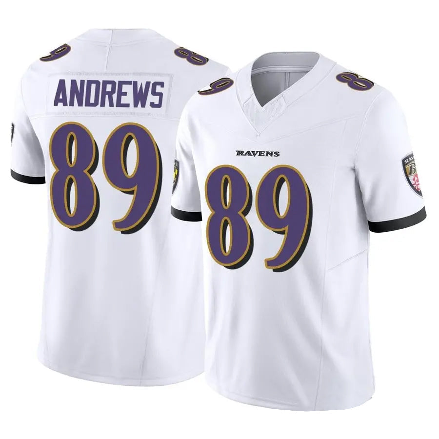 Kooe B.Ravens #89 Mark Andrews Player White Vapor F.U.S.E. Limited  Stitched Jerseys