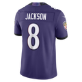 Kooe B.Ravens #8 Lamar Jackson Purple Team Vapor F.U.S.E. Stitched Limited Jerseys