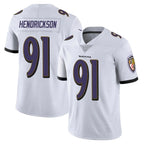 Kooe B.Ravens #91 Trey Hendrickson Player White Vapor Untouchable Game Stitched Jerseys