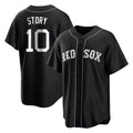 Kooe B.Red Sox #10 Trevor Story Player Black Home Game Stitched Jerseys