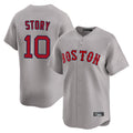 Kooe B.Red Sox #10 Trevor Story Player Gray Road Limited Home Game Stitched Jerseys