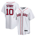 Kooe B.Red Sox #10 Trevor Story Player White Home Game Stitched Jerseys