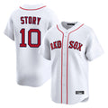 Kooe B.Red Sox #10 Trevor Story Player White Limited Home Game Stitched Jerseys