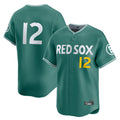 Kooe B.Red Sox #12 Connor Wong Player Green City Connect Limited Home Game Stitched Jerseys