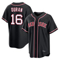 Kooe B.Red Sox #16 Jarren Duran Player Black Out Home Game Stitched Jerseys