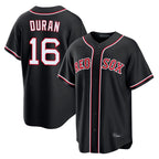Kooe B.Red Sox #16 Jarren Duran Player Black Out Home Game Stitched Jerseys