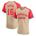 Kooe B.Red Sox #16 Jarren Duran Player Cream All-Star Short-Sleeved Limited Elite Home Game Stitched Jerseys