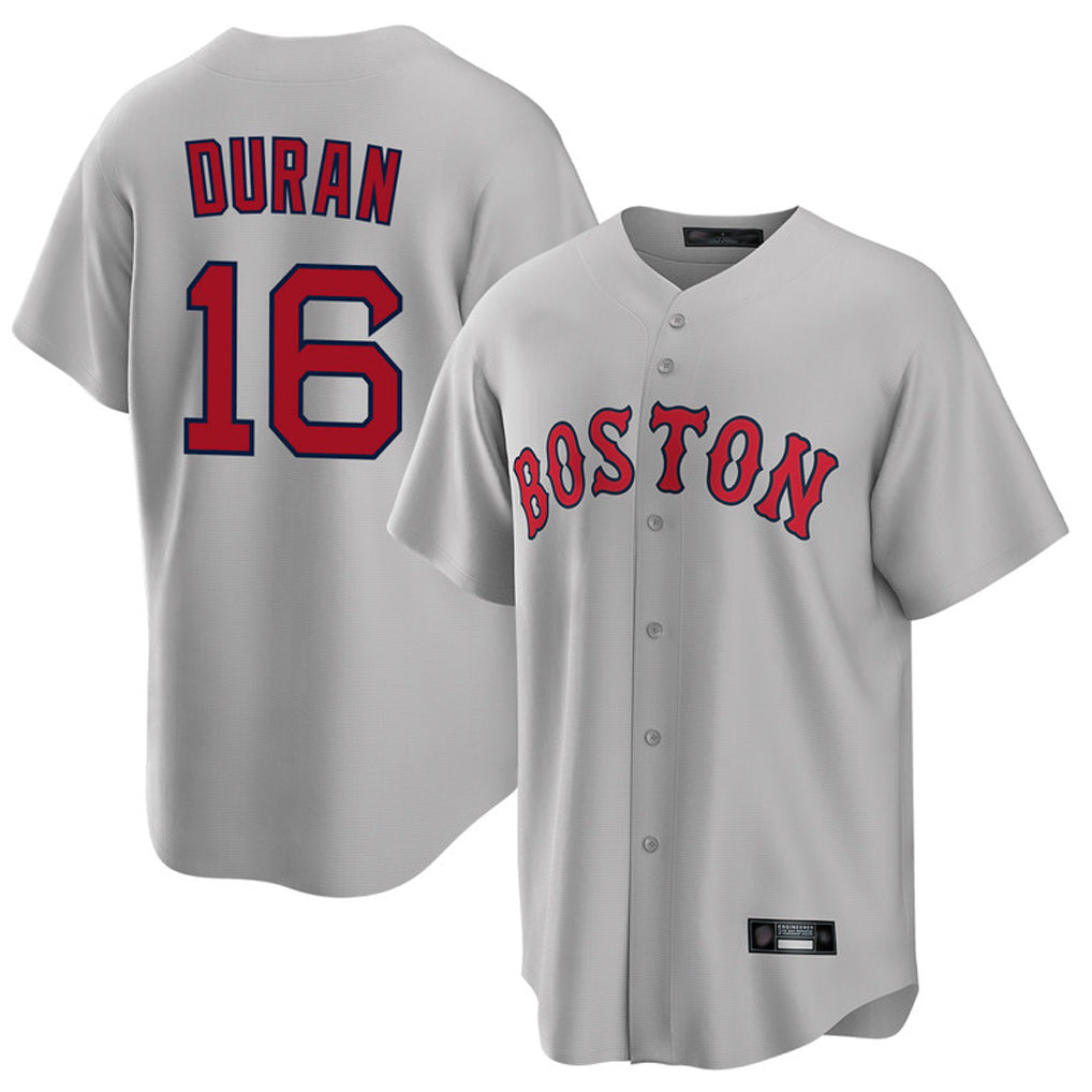 Kooe B.Red Sox #16 Jarren Duran Player Gray Road Home Game Stitched Jersey