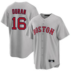 Kooe B.Red Sox #16 Jarren Duran Player Gray Road Home Game Stitched Jersey