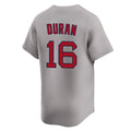 Kooe B.Red Sox #16 Jarren Duran Player Gray Road Limited Home Game Stitched Jerseys