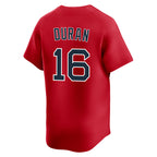 Kooe B.Red Sox #16 Jarren Duran Player Red Limited Home Game Stitched Jerseys
