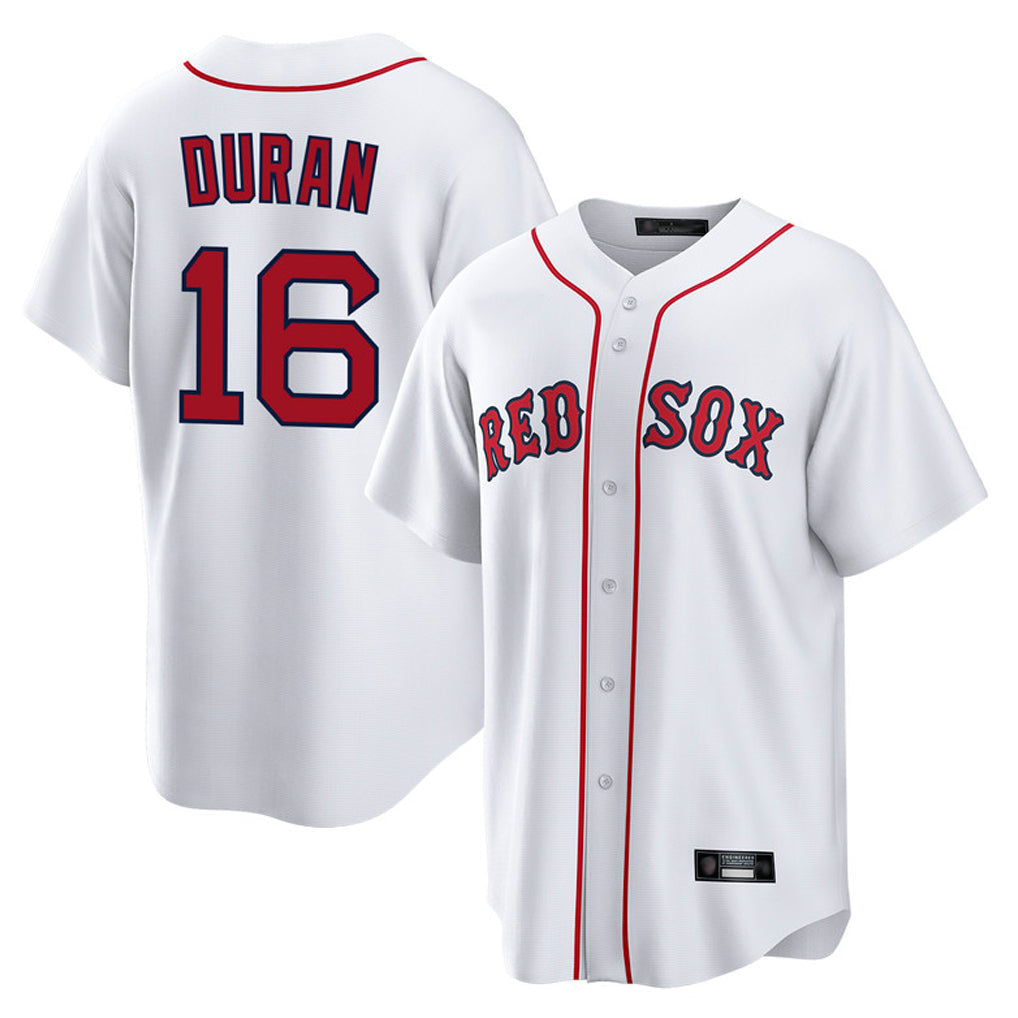 Kooe B.Red Sox #16 Jarren Duran Player White Home Game Stitched Jersey