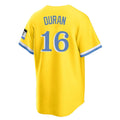 Kooe B.Red Sox #16 Jarren Duran Player Yellow Home Game Stitched Jerseys