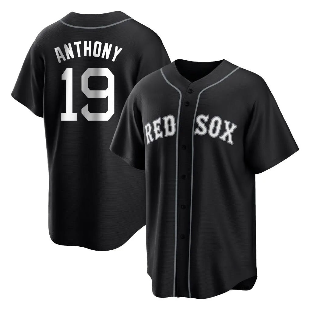 Kooe B.Red Sox #19 Roman Anthony Player Black Home Game Stitched Jerseys