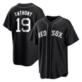 Kooe B.Red Sox #19 Roman Anthony Player Black Home Game Stitched Jerseys