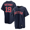 Kooe B.Red Sox #19 Roman Anthony Player Navy Home Game Stitched Jerseys