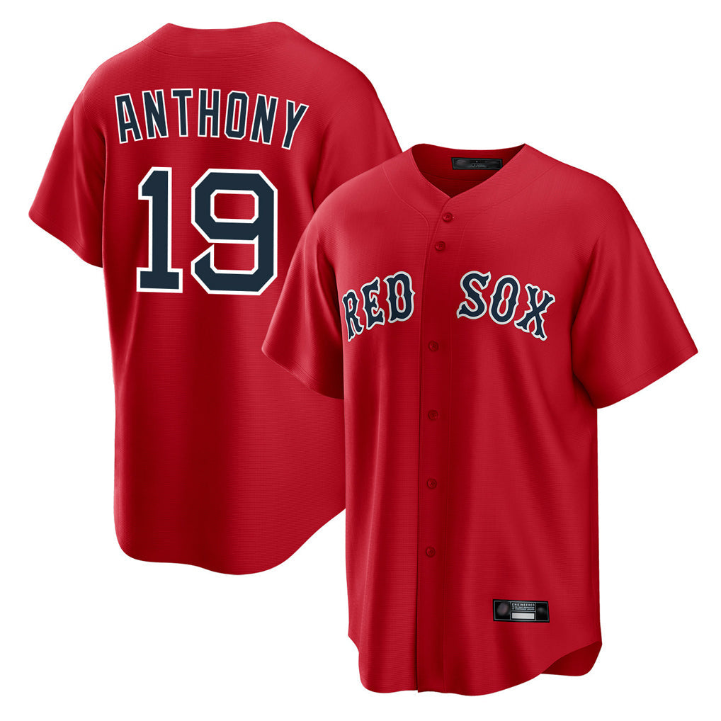 Kooe B.Red Sox #19 Roman Anthony Player Red Home Game Stitched Jerseys