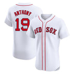 Kooe B.Red Sox #19 Roman Anthony Player White Limited Elite Home Game Stitched Jerseys