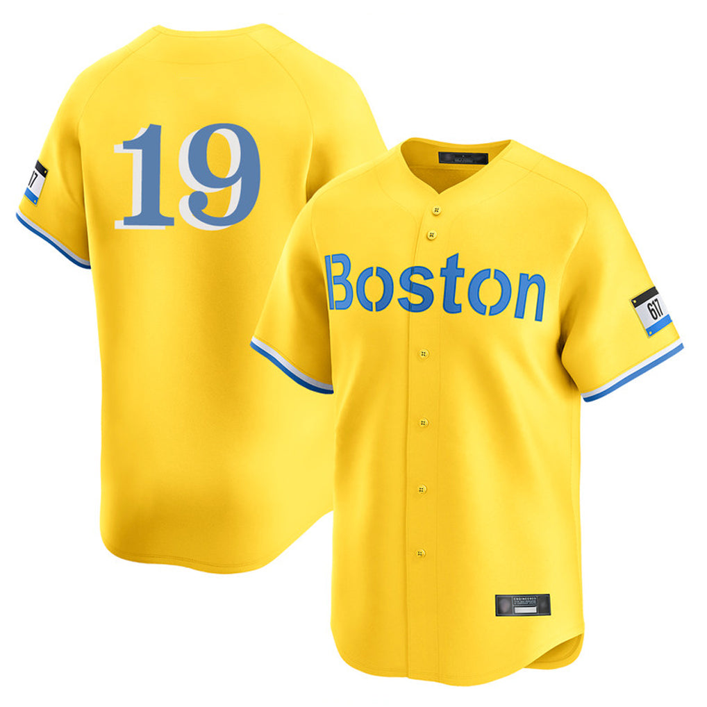 Kooe B.Red Sox #19 Roman Anthony Player Yellow Limited Home Game Stitched Jerseys