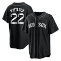 Kooe B.Red Sox #22 Garrett Whitlock Player Black Home Game Stitched Jerseys
