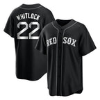 Kooe B.Red Sox #22 Garrett Whitlock Player Black Home Game Stitched Jerseys
