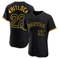 Kooe B.Red Sox #22 Garrett Whitlock Player Black Snake Skin City Limited Elite Home Stitched Jerseys