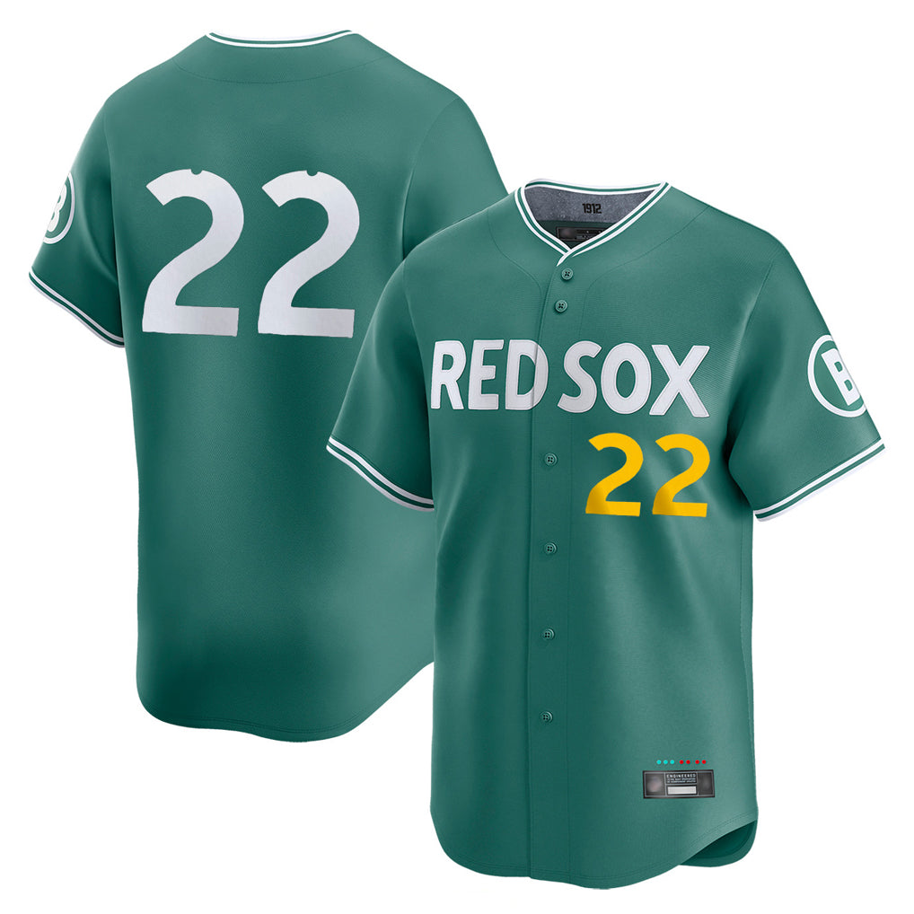 Kooe B.Red Sox #22 Garrett Whitlock Player Green City Connect Limited Home Game Stitched Jerseys