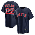 Kooe B.Red Sox #22 Garrett Whitlock Player Navy Home Game Stitched Jerseys