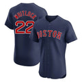 Kooe B.Red Sox #22 Garrett Whitlock Player Navy Limited Elite Home Game Stitched Jerseys