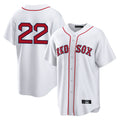 Kooe B.Red Sox #22 Garrett Whitlock Player White Home Game Stitched Jerseys