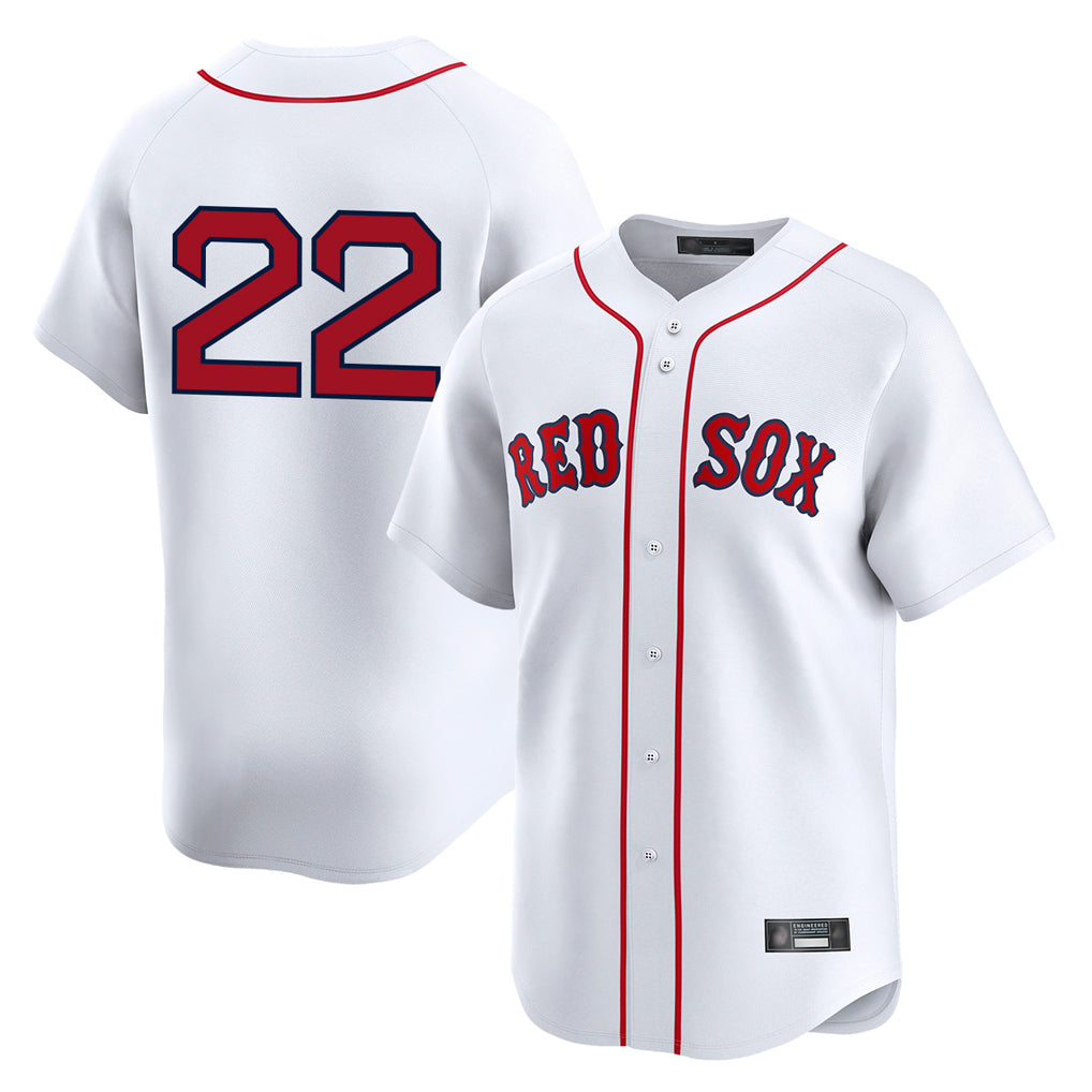 Kooe B.Red Sox #22 Garrett Whitlock Player White Limited Home Game Stitched Jerseys