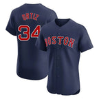 Kooe B.Red Sox #34 David Ortiz Player Navy Limited Elite Home Game Stitched Jerseys