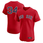 Kooe B.Red Sox #34 David Ortiz Player Red Limited Elite Home Game Stitched Jerseys
