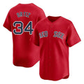 Kooe B.Red Sox #34 David Ortiz Player Red Limited Home Game Stitched Jerseys