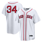 Kooe B.Red Sox #34 David Ortiz Player White Home Game Stitched Jerseys