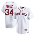 Kooe B.Red Sox #34 David Ortiz Player White Limited Home Game Stitched Jerseys