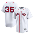 Kooe B.Red Sox #35 Garrett Crochet Player White Limited Home Game Stitched Jerseys