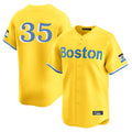Kooe B.Red Sox #35 Garrett Crochet Player Yellow Limited Home Game Stitched Jerseys