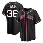 Kooe B.Red Sox #36 Triston Casas Player Black Out Home Game Stitched Jerseys