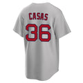 Kooe B.Red Sox #36 Triston Casas Player Gray Road Home Game 1 Stitched Jersey
