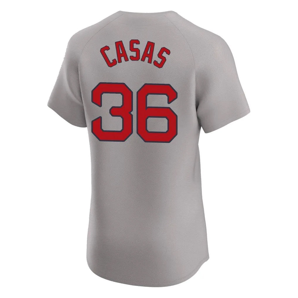 Kooe B.Red Sox #36 Triston Casas Player Gray Road Limited Elite Home Game Stitched Jerseys