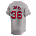Kooe B.Red Sox #36 Triston Casas Player Gray Road Limited Home Game Stitched Jerseys