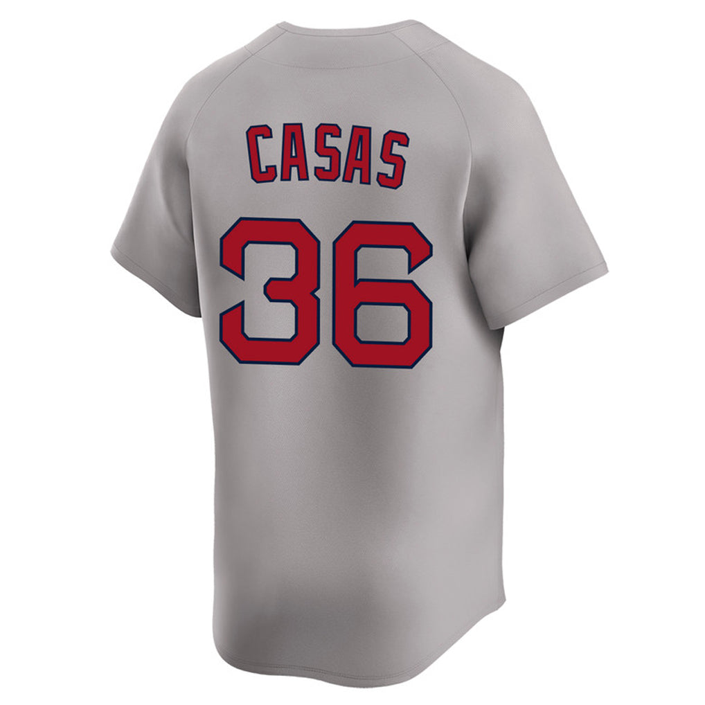 Kooe B.Red Sox #36 Triston Casas Player Gray Road Limited Home Game Stitched Jerseys