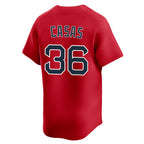 Kooe B.Red Sox #36 Triston Casas Player Red Limited Home Game Stitched Jerseys