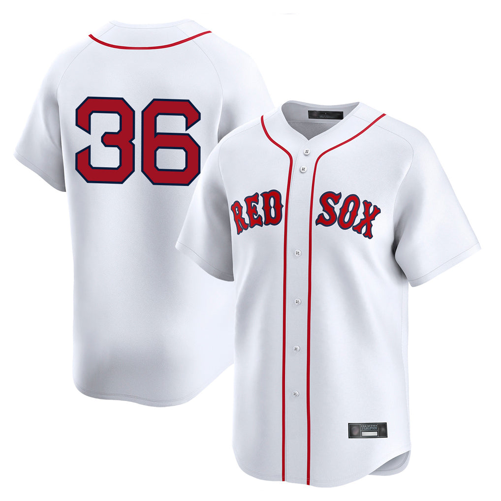 Kooe B.Red Sox #36 Triston Casas Player White Limited Home Game Stitched Jersey