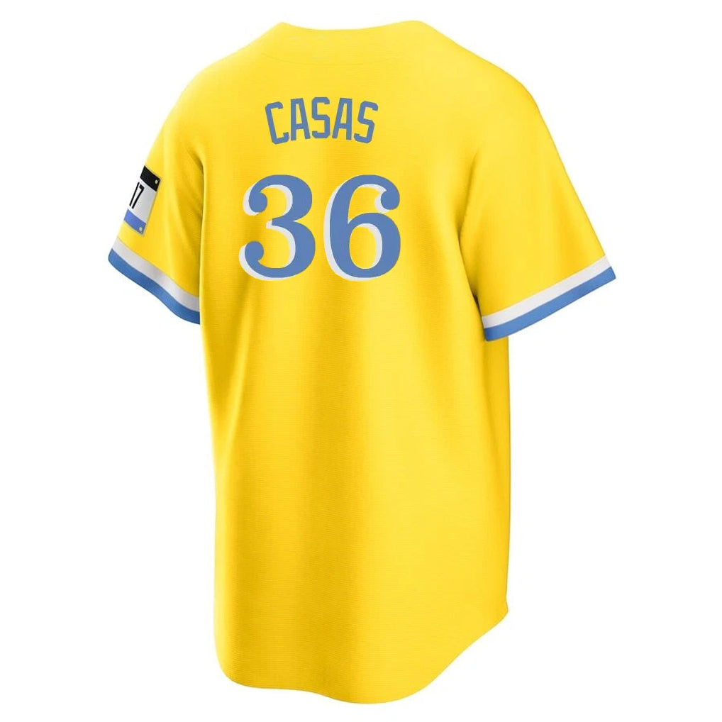 Kooe B.Red Sox #36 Triston Casas Player Yellow Home Game Stitched Jerseys