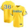 Kooe B.Red Sox #36 Triston Casas Player Yellow Limited Home Game Stitched Jersey