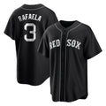 Kooe B.Red Sox #3 Ceddanne Rafaela Player Black Home Game Stitched Jerseys