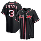 Kooe B.Red Sox #3 Ceddanne Rafaela Player Black Out Home Game Stitched Jerseys